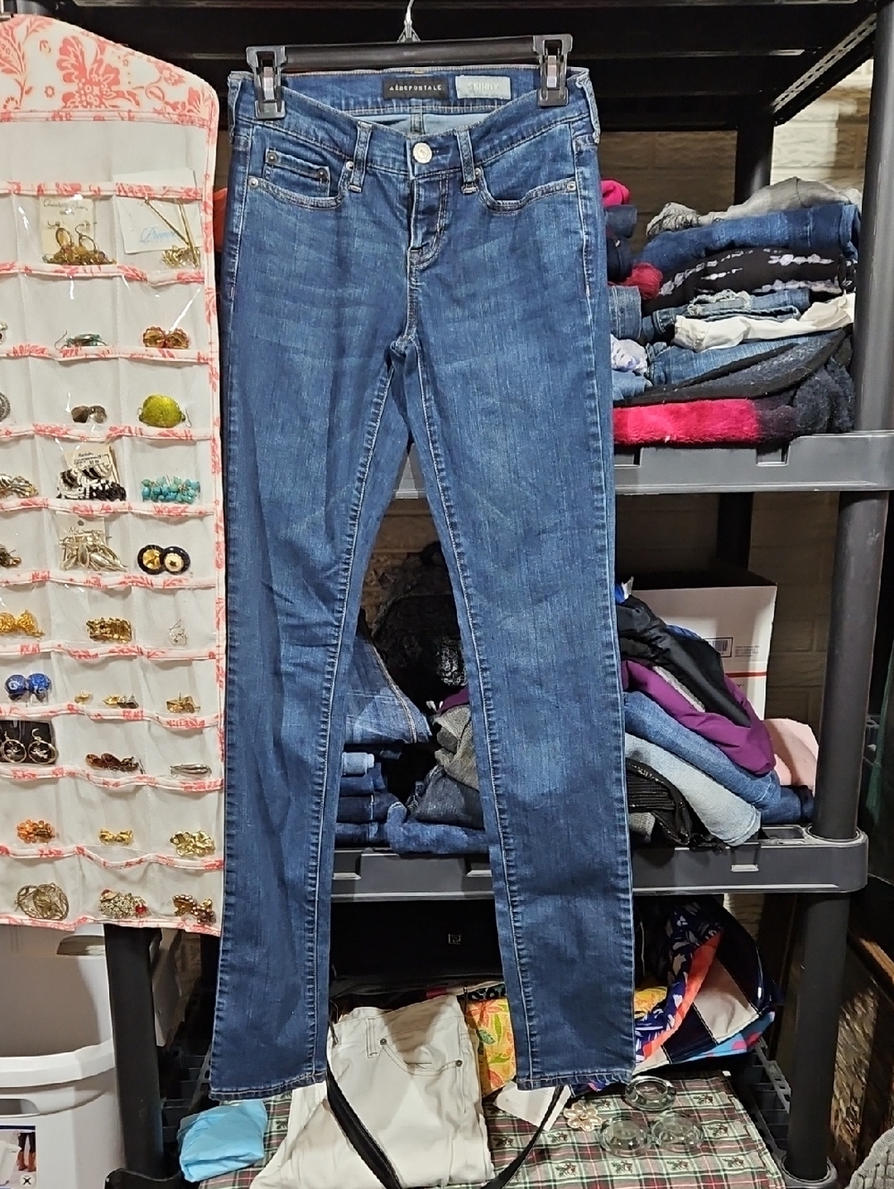 Abercrombie & Fitch Dark Blue Skinny Jeans